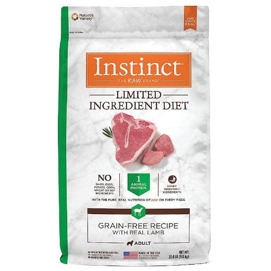 Instinct L.I.D Real Lamb Recipe Dry Dog Food, 20lb