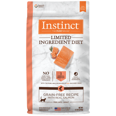 Instinct Limited Ingredient Diet Real Salmon Recipe Dry Cat Food, 4.5lb