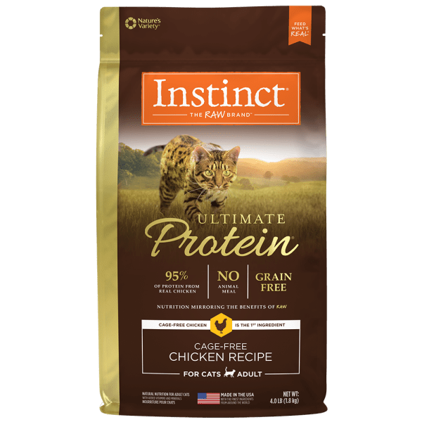 Instinct Ultimate Protein Chicken Recipe Dry Cat Food, 4 lb