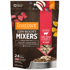 Instinct Raw Boost Mixers All Natural Beef Recipe Dog Food Topper, 6oz