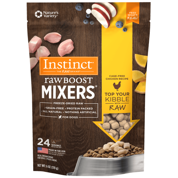 Instinct Raw Boost Mixers Cage-Free Chicken Recipe Dog Food Topper, 6oz