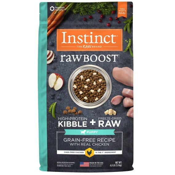 Instinct Raw Boost Real Chicken Recipe Puppy Dry Food, 4lb