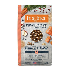 Instinct Raw Boost Whole Grain Real Salmon & Brown Rice Recipe Dry Dog Food, 3.5lb