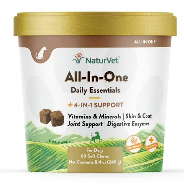 NaturVet All-In-One Soft Chews For Dogs