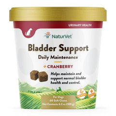 NaturVet Bladder Support plus Cranberry Soft Chews For Dogs