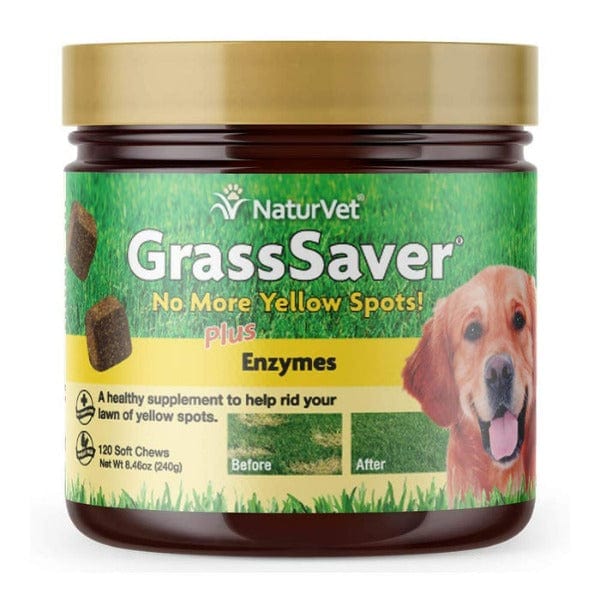 NaturVet GrassSaver (No More Yellow Spots!) Soft Chews for Dogs