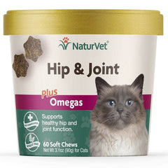NaturVet Hip & Joint with Omegas Soft Chews For Cats