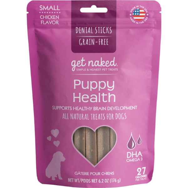 Get Naked Puppy Health Small Dental Chew Sticks