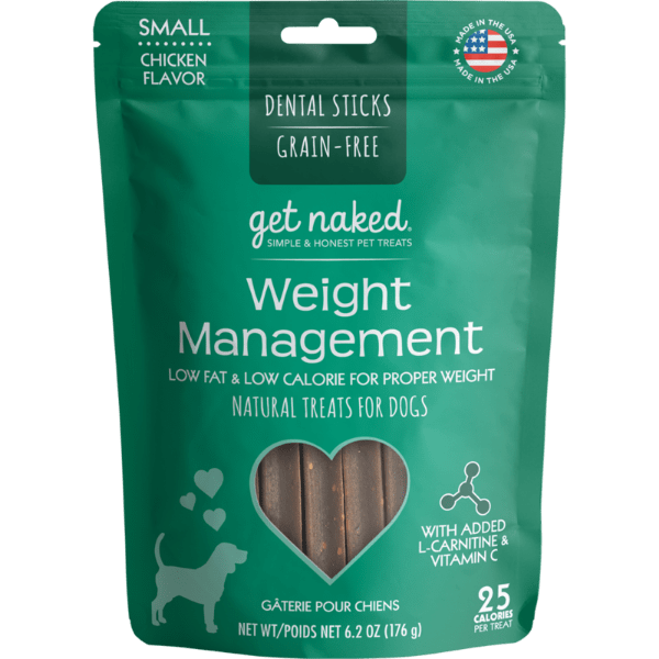 Get Naked Weight Management Small Dental Chew Sticks