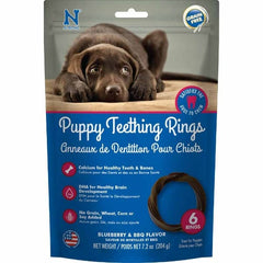 N-Bone Grain Free Puppy Teething Rings Blueberry & BBQ Flavour