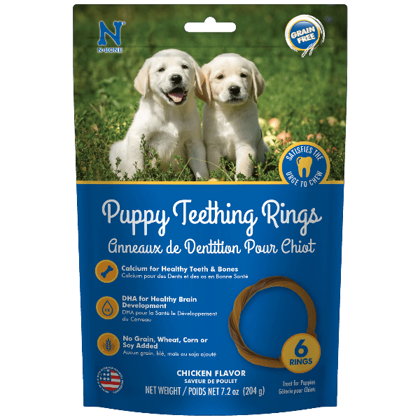 N-Bone Grain Free Puppy Teething Rings; Chicken Flavour