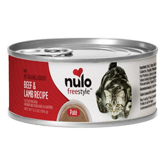 Nulo Freestyle Grain Free Beef & Lamb Recipe Canned Cat Food, 5.5oz