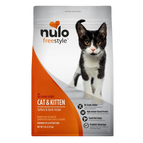 Nulo Freestyle Grain-Free Cat & Kitten Recipe Dry Cat Food; Turkey & Duck