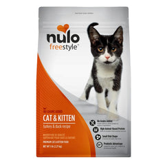 Nulo Freestyle Grain-Free Cat & Kitten Recipe Dry Cat Food; Turkey & Duck