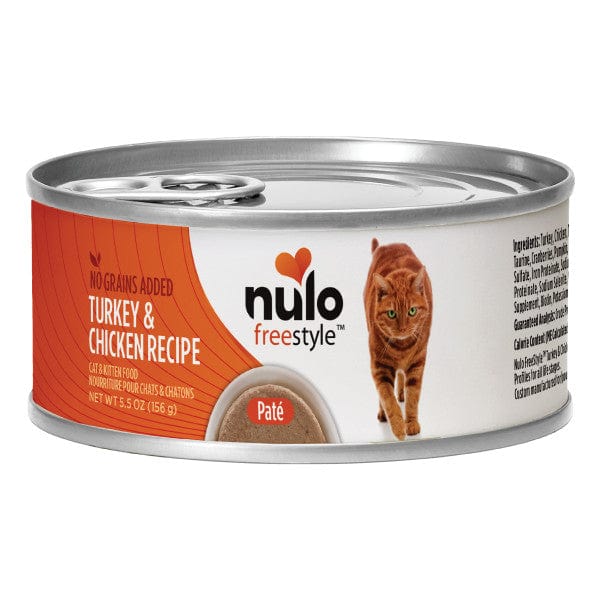 Nulo Freestyle Grain Free Turkey & Chicken Recipe Canned Cat Food, 5.5oz