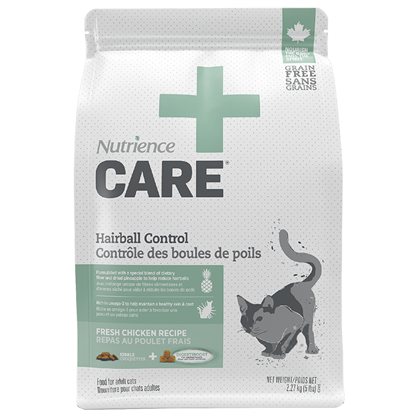 Nutrience Care+ Hairball Control Dry Cat Food, 2.27kg