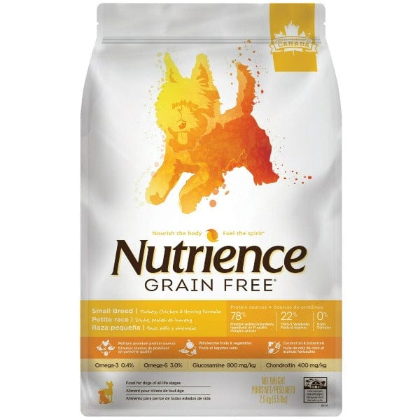 Nutrience Grain Free Turkey, Chicken & Herring Small Breed Dry Dog Food