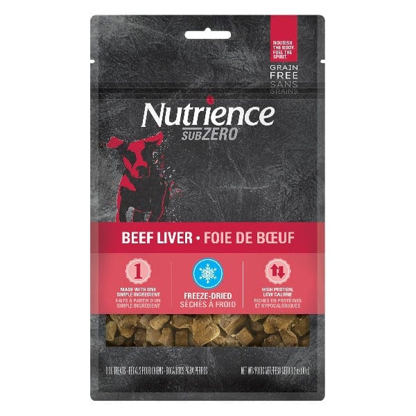 Nutrience SubZero Freeze-Dried Beef Liver Dog Treats
