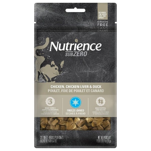 Nutrience SubZero Freeze-Dried Chicken, Chicken Liver & Duck Cat Treats