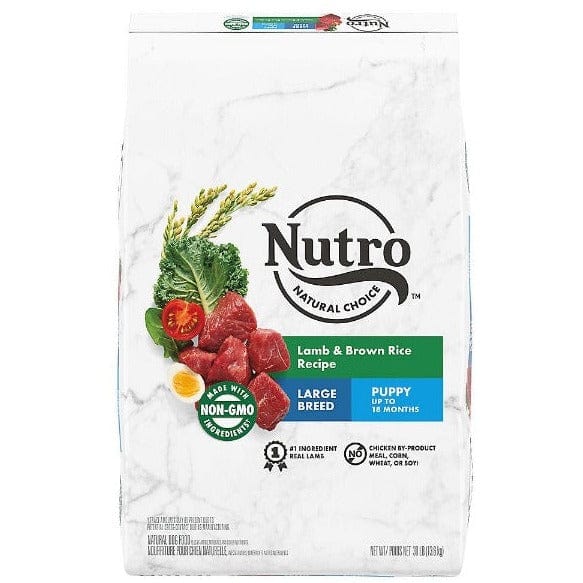 Nutro Natural Choice Lamb & Brown Rice Large Breed Puppy Dry Dog Food, 30lb