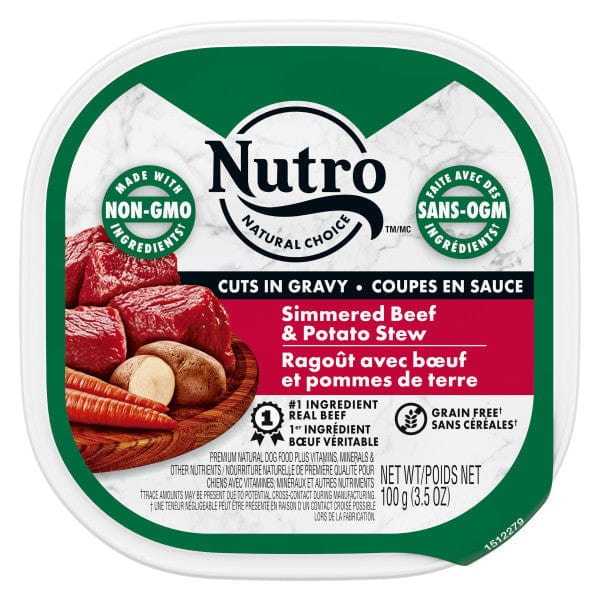 Nutro Simmered Beef & Potato Stew Cuts in Gravy Wet Dog Food