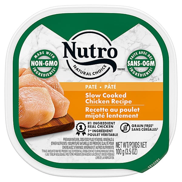 Nutro Slow Cooked Chicken Recipe Pate Wet Dog Food