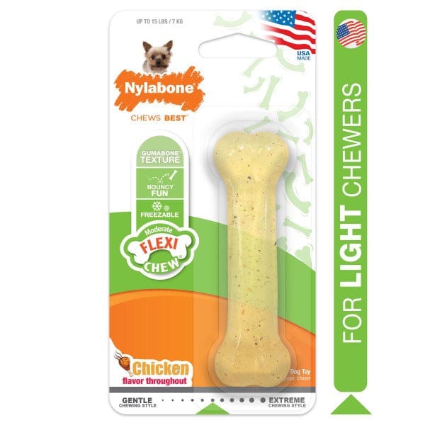 Nylabone Flexichew Moderate Chew Chicken Chew Toy
