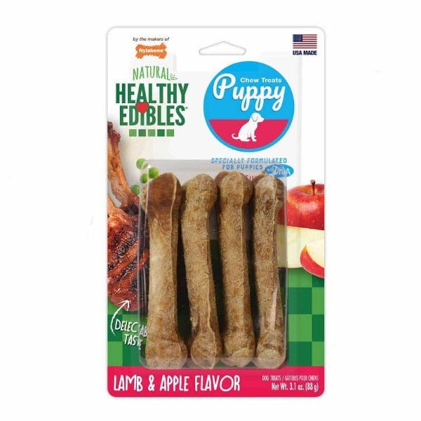 Nylabone Healthy Edibles Lamb & Apple Flavour Petite Puppy Chews