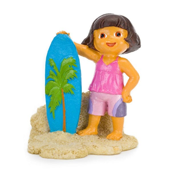 Dora And Surfboard 3in Resin Ornament Licensed