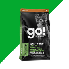 Go! Solutions Sensitivities Limited Ingredient Grain Free Insect Recipe Dry Dog Food