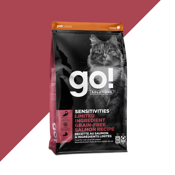 Go! Solutions Sensitivities Limited Ingredient Grain Free Salmon Recipe Dry Cat Food, 6lb