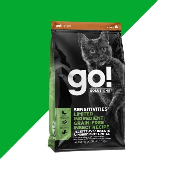 Go! Solutions Sensitivities Limited Ingredient Grain Free Insect Recipe Dry Cat Food (SPECIAL ORDER ITEM)