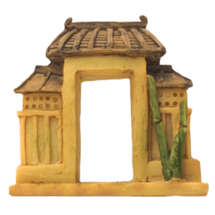 Fish Gear Entrance Way Aquarium Ornament