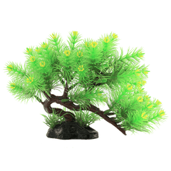 Fish Gear Blooming Bonsai Tree Plastic Aquarium Plant