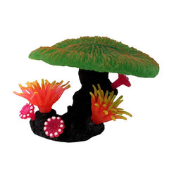 Fish Gear Glow Fungia Silicone Aquarium Ornament