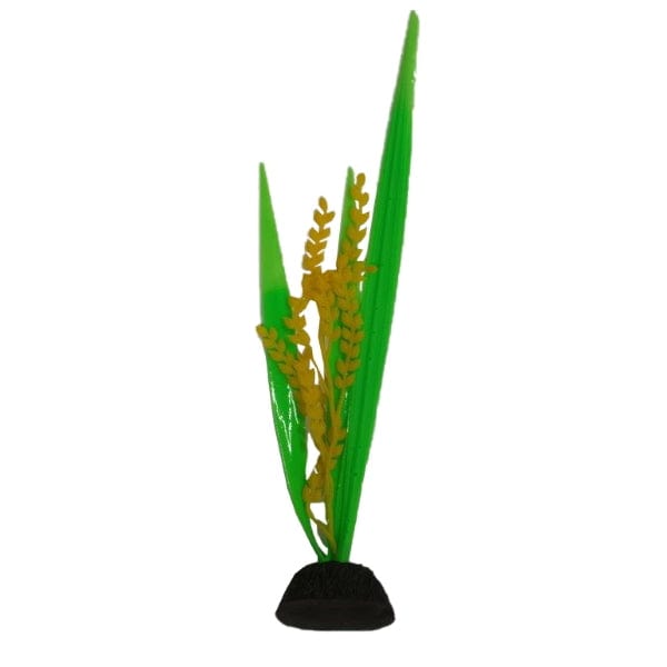 Fish Gear Glow Green Seaweed Silicone Aquarium Plant (8")