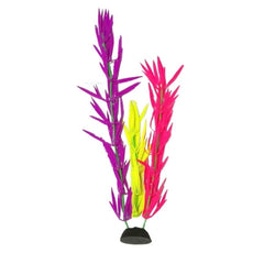 Fish Gear Glow Hygrophila Silicone Aquarium Plant (14")