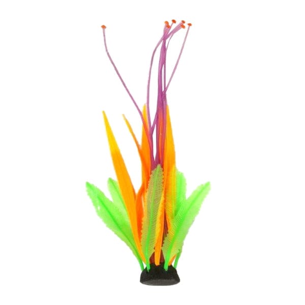Fish Gear Glow Multi-Colour Seaweed Silicone Aquarium Plant (10")