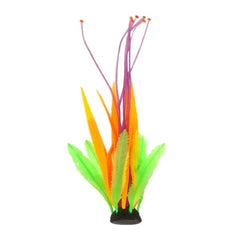 Fish Gear Glow Multi-Colour Seaweed Silicone Aquarium Plant (10")