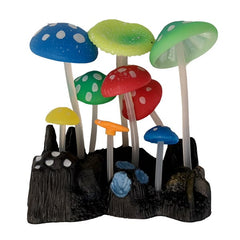 Fish Gear Glow Mushroom Silicone Aquarium Ornament