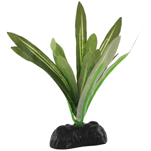 Fish Gear Green Acorus Silk Betta Plant (4")