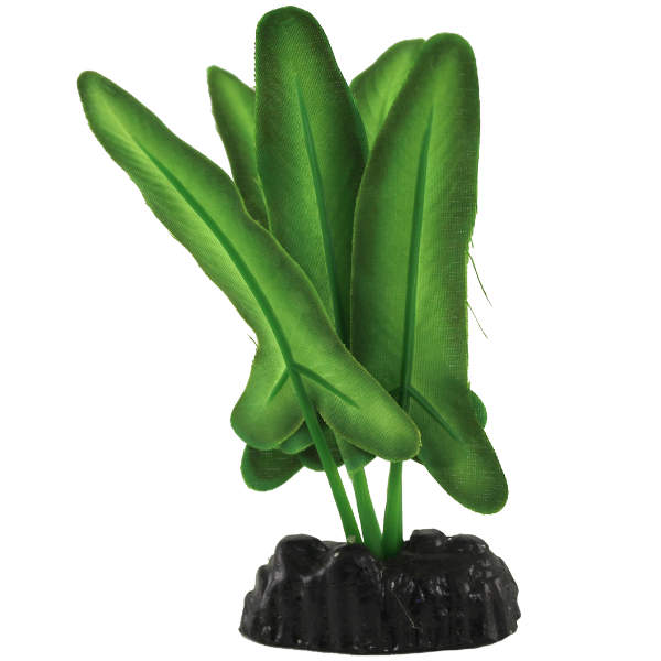 Fish Gear Green Crypt Silk Betta Plant (4")