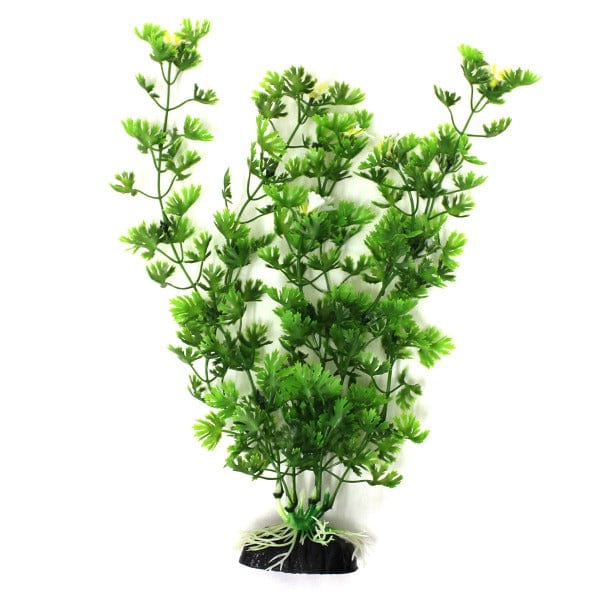 Fish Gear Green Water Parsley Plastic Aquarium Plant (12")