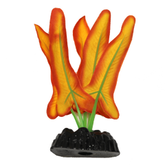 Fish Gear Orange Crypt Silk Betta Plant (4")