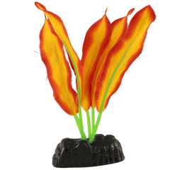 Fish Gear Orange Sword Silk Betta Plant (4")