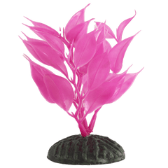 Fish Gear Pink Hygrophila Plastic Betta Plant (4")