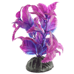 Fish Gear Pink & Purple Ivy Plastic Betta Plant (4")