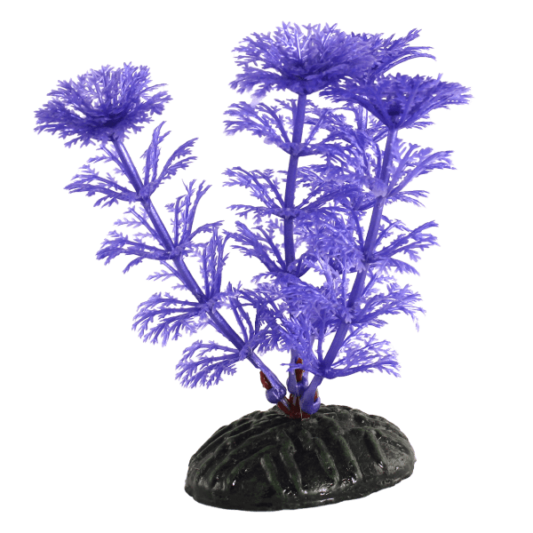 Fish Gear Purple Cabomba Plastic Betta Plant (4")