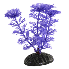 Fish Gear Purple Cabomba Plastic Betta Plant (4")