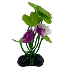 Fish Gear Purple Lotus Silk Betta Plant (4")